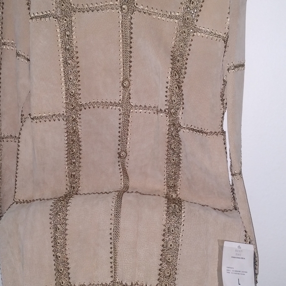 Vintage Suede Crocheted Jacket - Picture 3 of 7